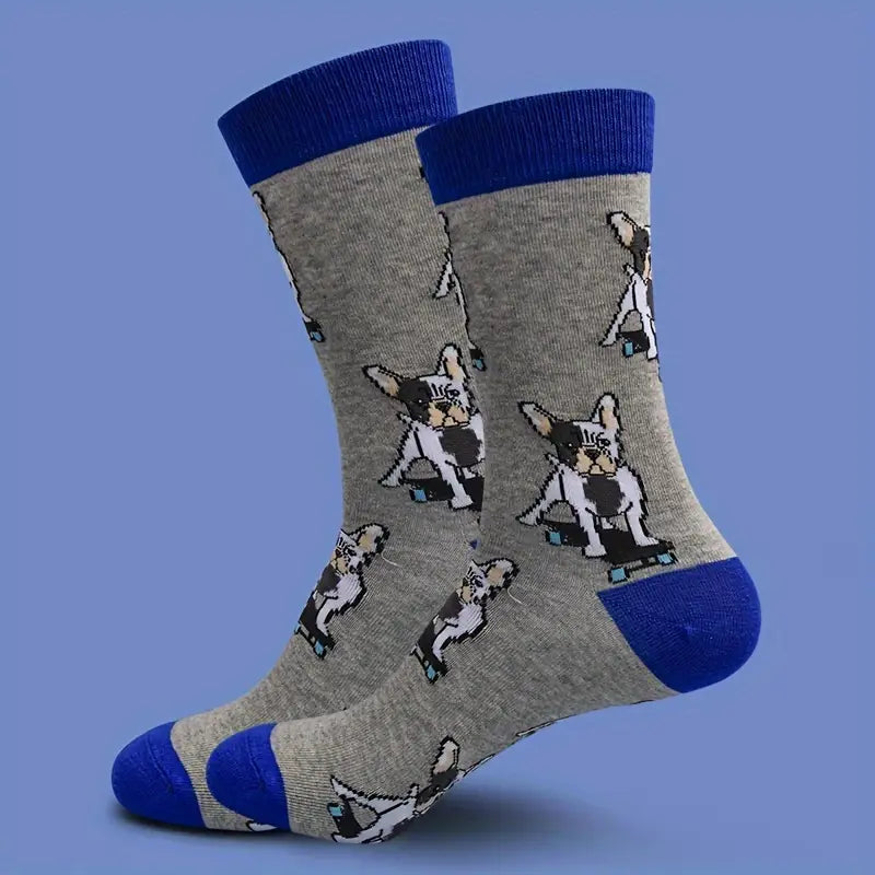 French Bulldog Skater Designer Socks - Bark-with-buster
