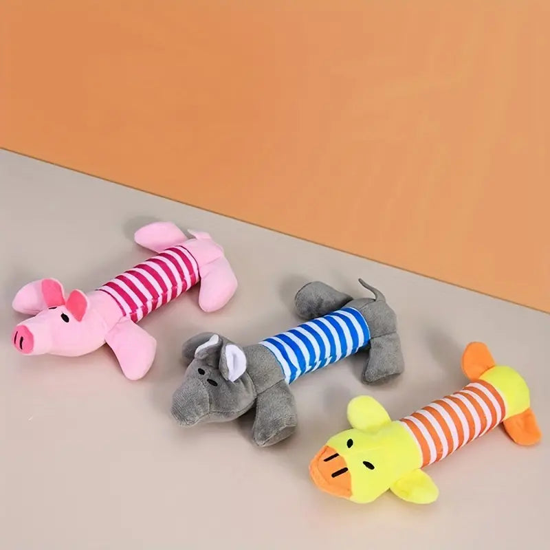 Squeaky Plush Dog Toy