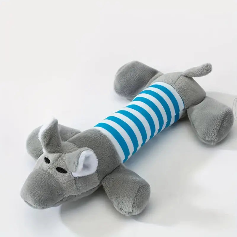 Is your furry friend ready for some tail-wagging fun? Bark with Buster's adorable squeaky plush dog toys are guaranteed to put a smile on your pup's face and a playful bounce in their step! 
