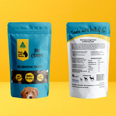 Kangaroo Dog Treats 100% Natural Crunchy and Healthy Dog Snacks. Ideal for puppy and dog training as they are very easy to break kangaroo dog treats