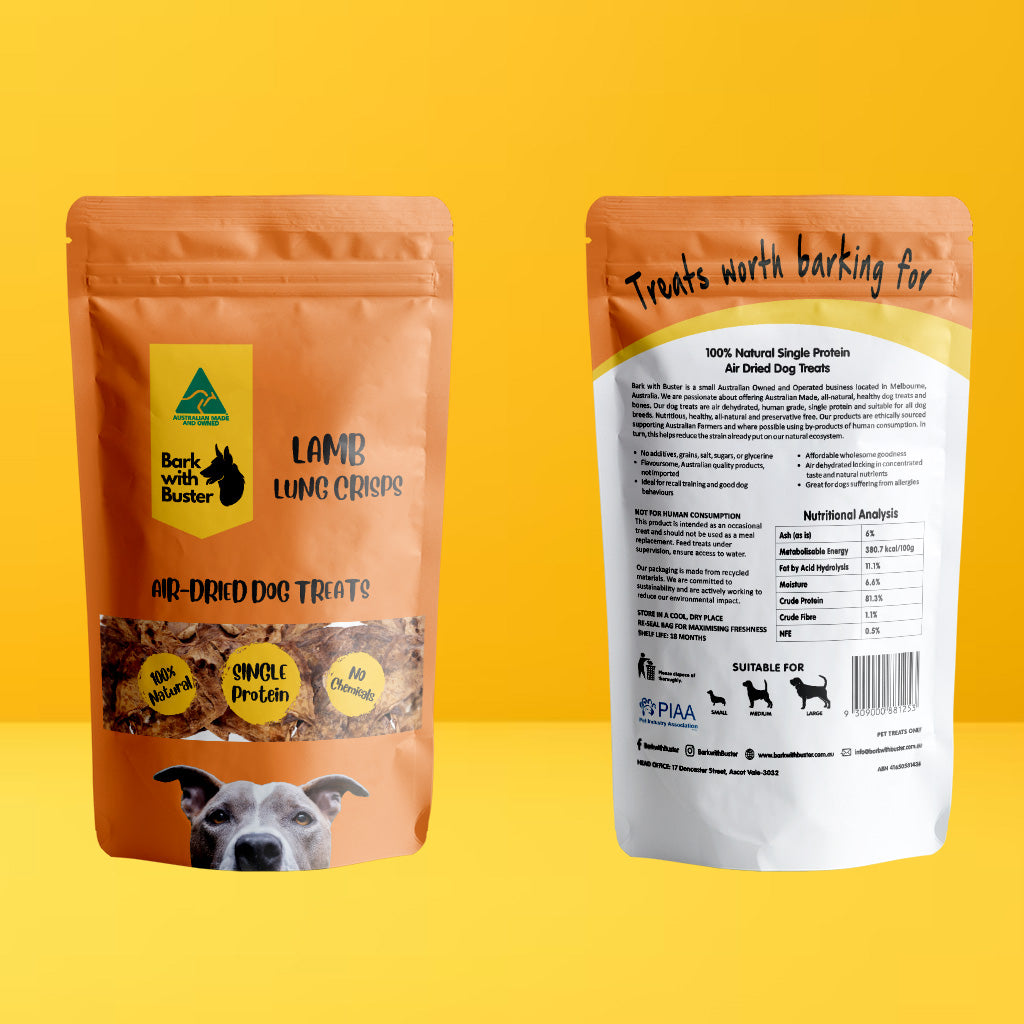 Lamb Lung Crisp Dog Treats