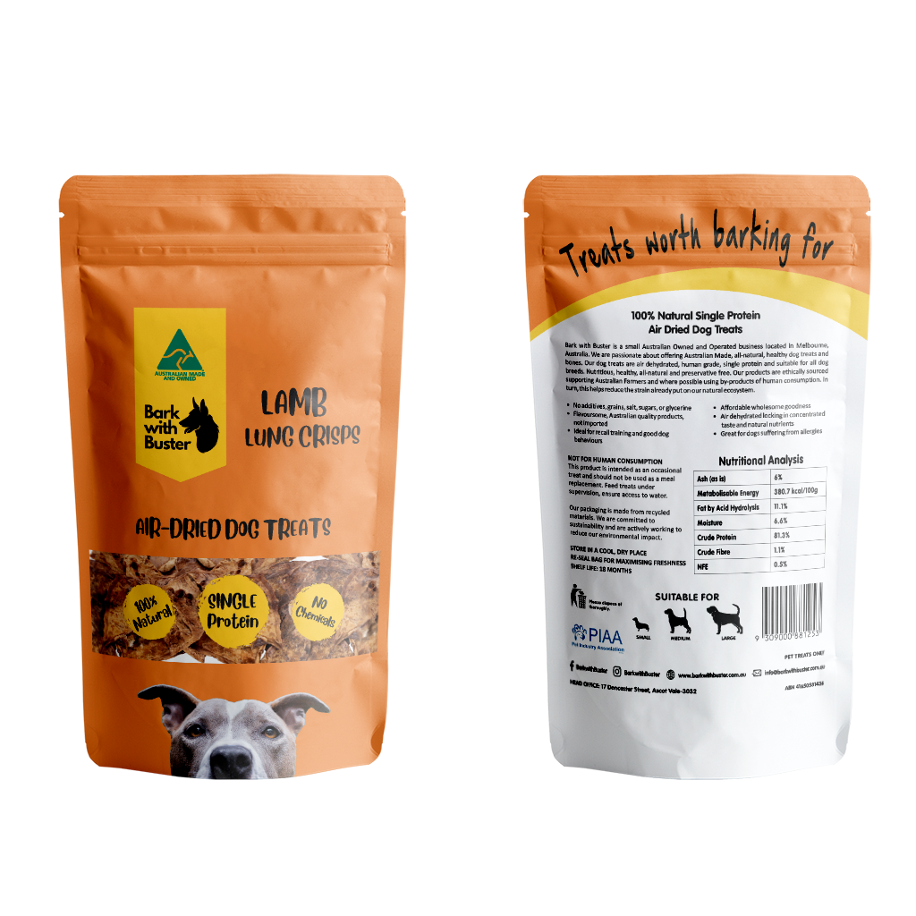 Lamb Lung Crisp Dog Treats