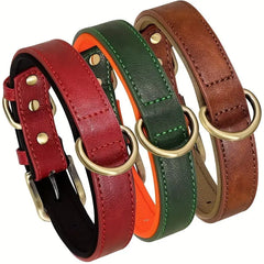 Soft And Durable Leather Dog Collar G'day, mates! If you've got a furry mate who's the real top dog in your life, then listen up because I've got something that'll have them strutting their stuff in style. Introducing the Soft And Durable Leather Dog Collar – the ultimate blend of Aussie durability and dapper design.