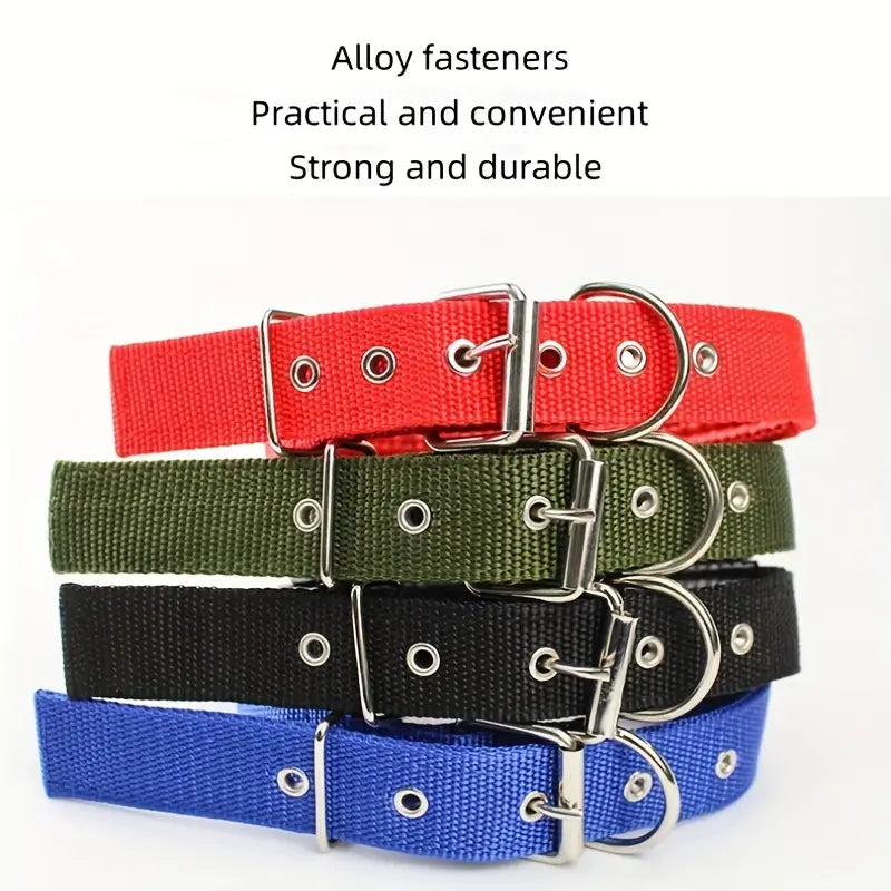 Pet Dog Collar, Soft Dog Nylon Strap Collar Measurements
