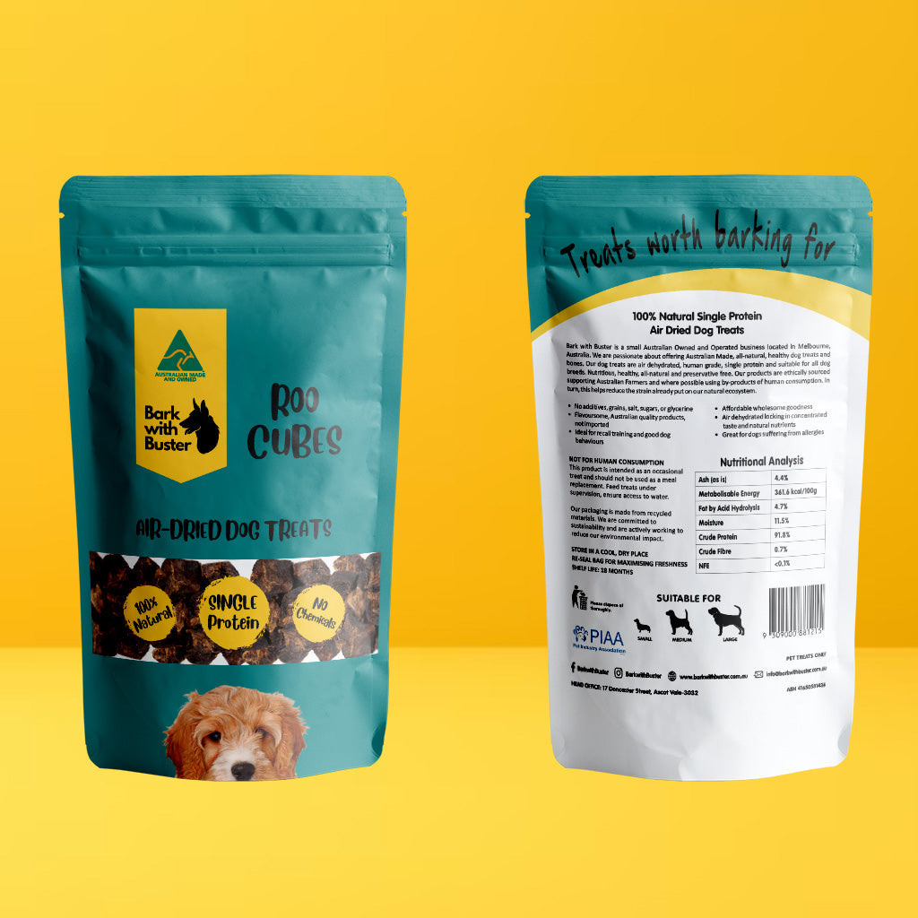 Kangaroo Leg Cube Dog Treats