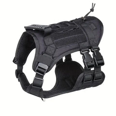 Tough Tactical Dog Harness - Get Ready to Ruff It Out with Your Paw-some Mate!"