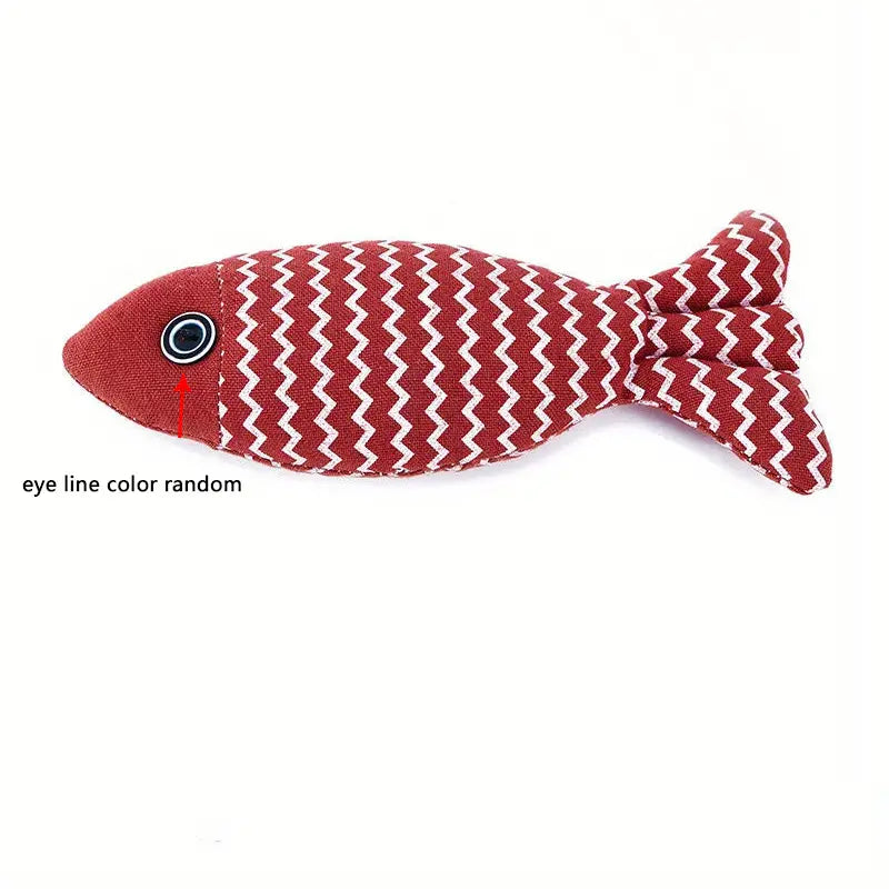 Unleash the Fun with Bark with Buster's Purr-fectly Realistic Plush Fish Toy Cat or Dog Toy - bark-with-buster