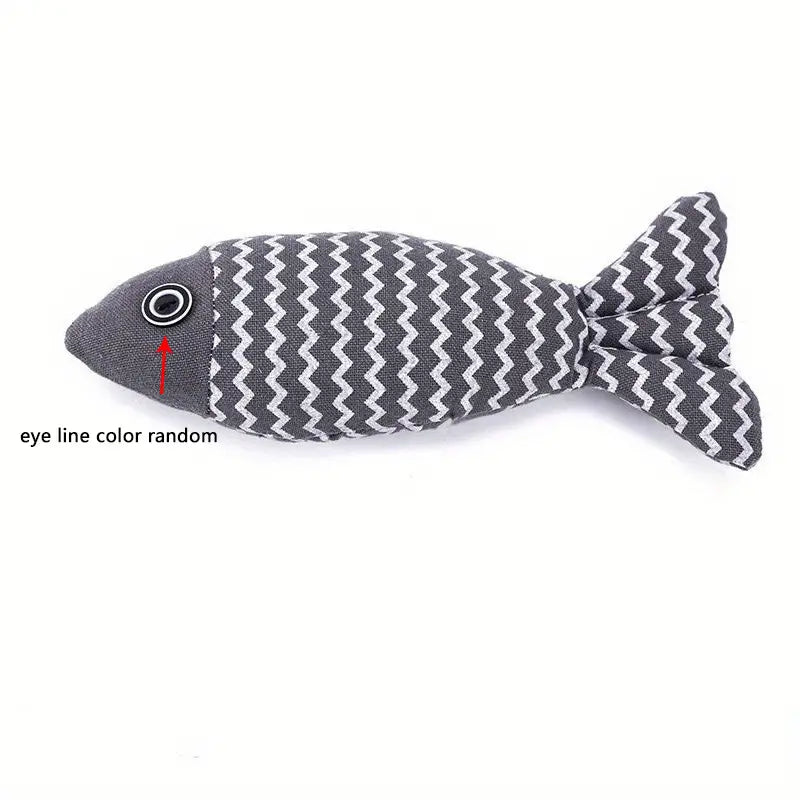 Unleash the Fun with Bark with Buster's Purr-fectly Realistic Plush Fish Toy Cat or Dog Toy - bark-with-buster