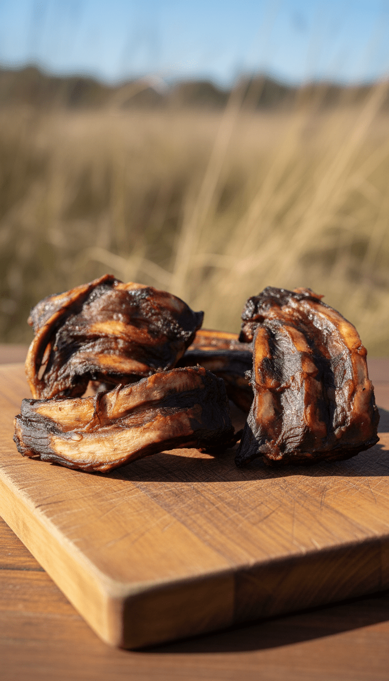 Australian Emu Rib Pieces for Dogs – Natural Dental Chew - Bark with Buster