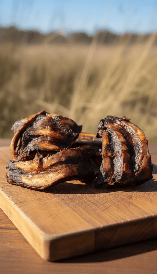Australian Emu Rib Pieces for Dogs – Natural Dental Chew - Bark with Buster