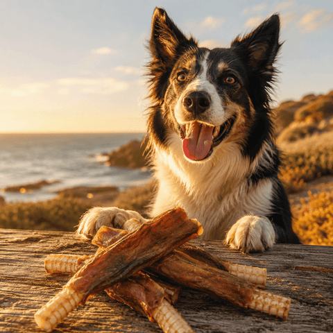 Australian Seafood Drumstick Dog Chews - Bark with Buster