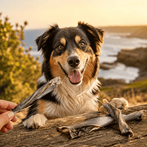 Australian Shark Skin Dog Treat Sticks - Bark with Buster