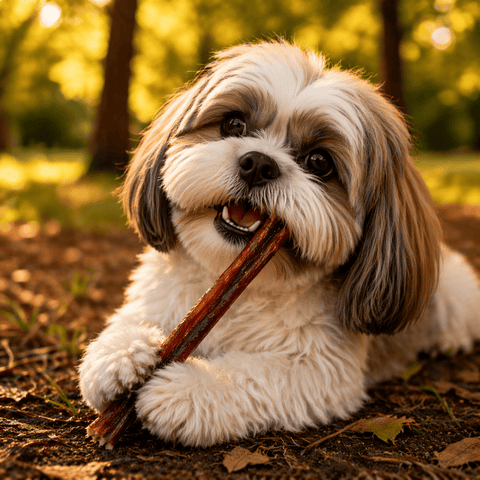Beef Bully Sticks – Long - Lasting Chews - Bark with Buster