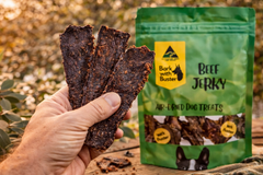 Beef Jerky Dog Treats – Thick Chewy Strips | 100% Australian & Naturally Air - Dehydrated - Bark with Buster
