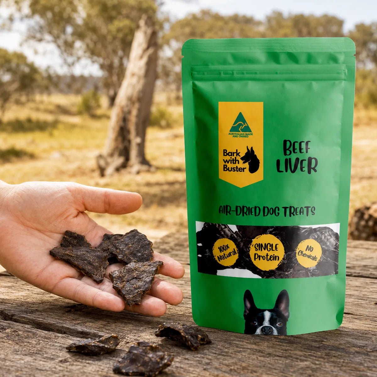 Beef Liver Dog Treats – Natural Training Rewards - Bark with Buster