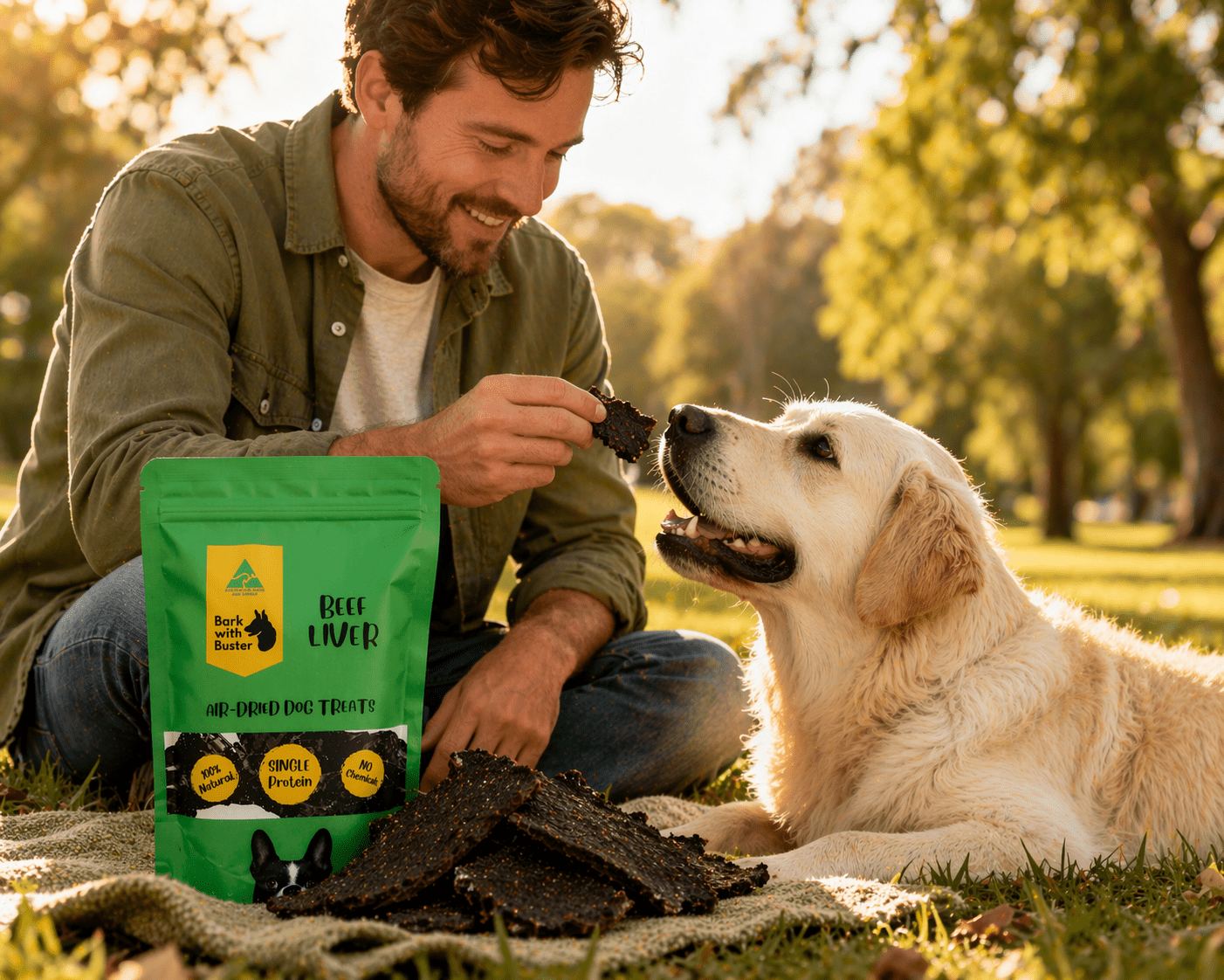 Beef Liver Dog Treats – Natural Training Rewards - Bark with Buster