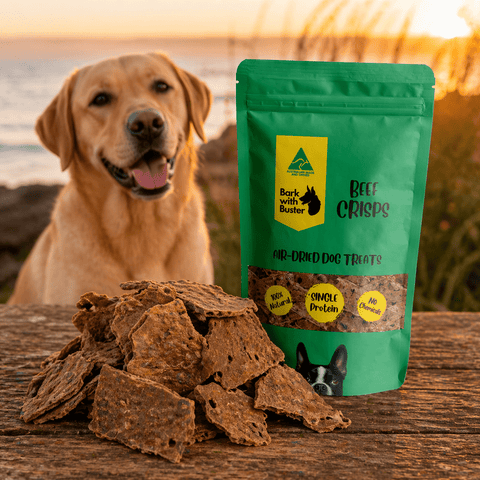 Beef Lung Crisps Dog Treats – Light Crunchy Aussie Rewards - Bark with Buster