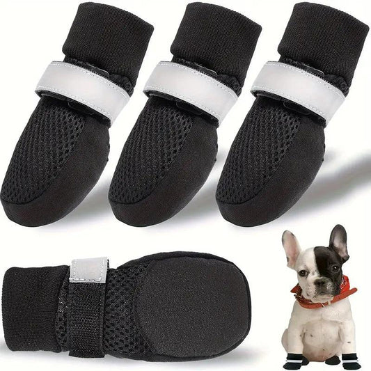 Breathable Dog Boots for Protection & Comfort - Bark with Buster