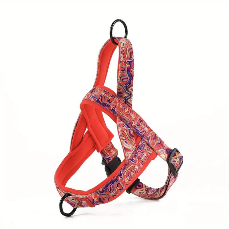 Dog Harness Adjustable & Padded – No - Choke Comfort and Style - Bark with Buster