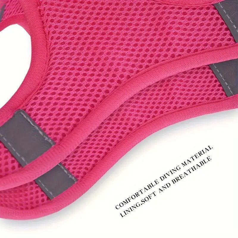 Comfortable Reflective Adjustable Dog Harness with padded straps