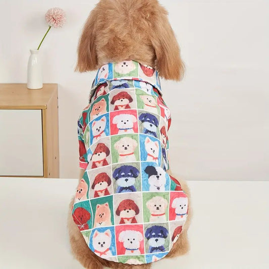 Cartoon Dog Design Jacket – Lightweight Spring & Autumn Wear - Bark with Buster