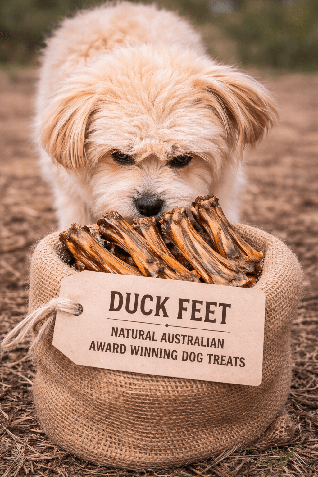 Duck Feet Dog Treats Australia – Natural Crunchy Dog Chews - Bark with Buster