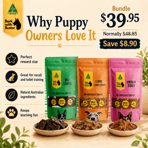 First Steps Puppy Training Pack - Bark with Buster