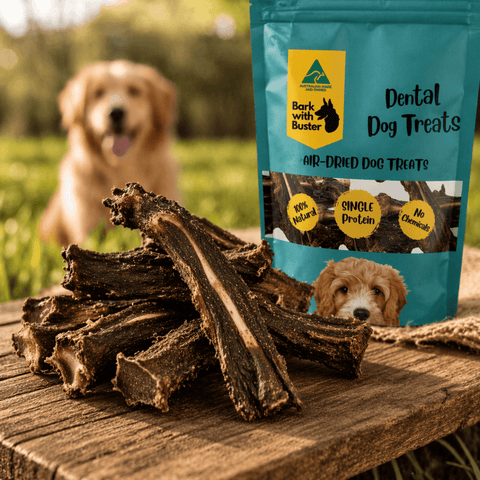 Kangaroo Dental Dog Treats – Natural Teeth Cleaning Chews - Bark with Buster