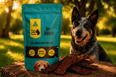 Kangaroo Jerky Dog Treats – Natural Air - Dried Training Rewards - Bark with Buster