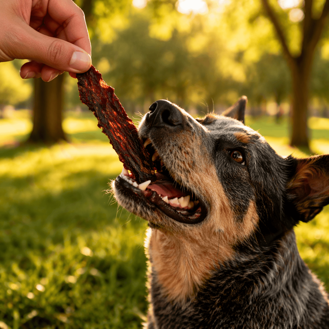 Kangaroo Jerky Dog Treats – Natural Air - Dried Training Rewards - Bark with Buster