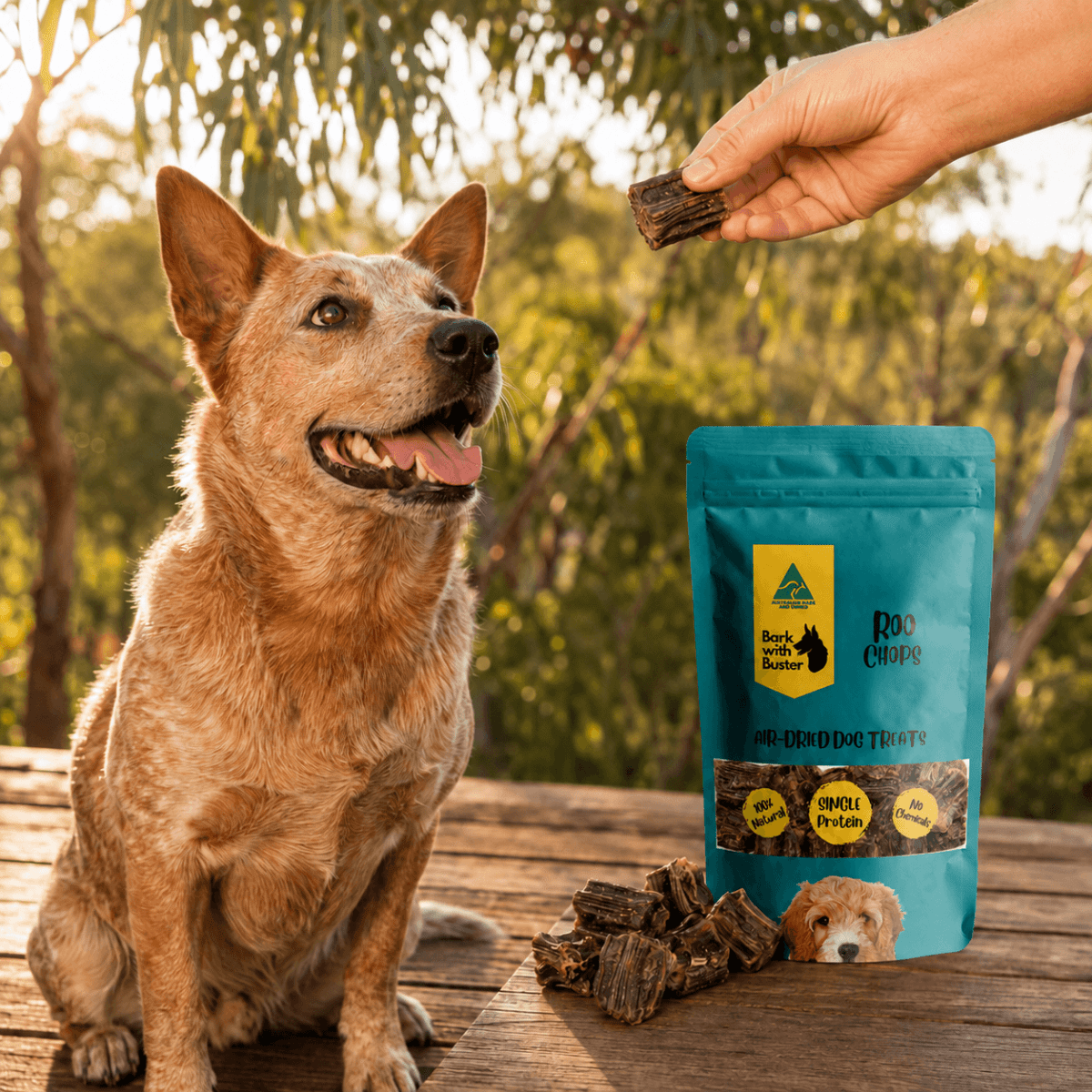 Kangaroo Meaty Bones - Bark with Buster