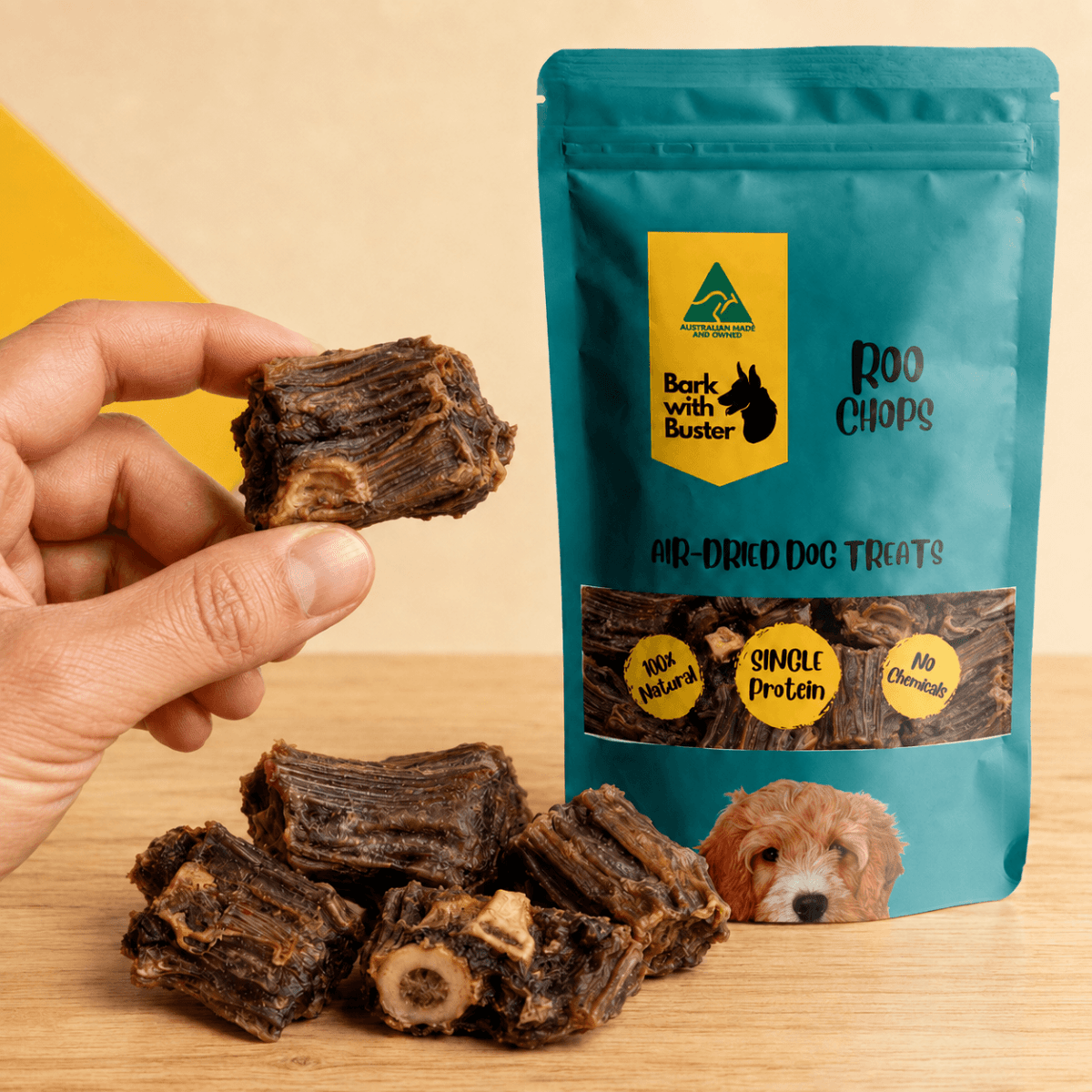 Kangaroo Meaty Bones - Bark with Buster