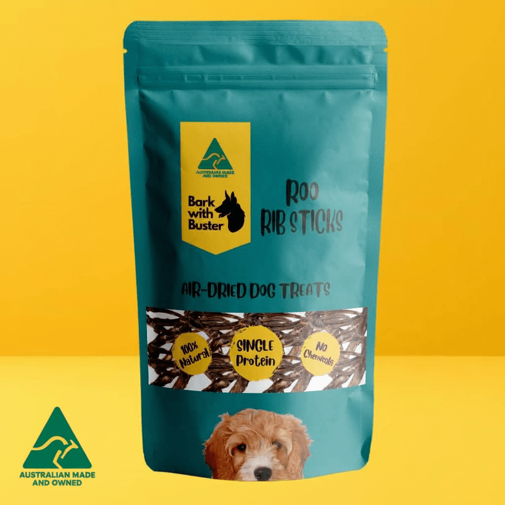 Kangaroo rib sticks dog treats 500g pack
