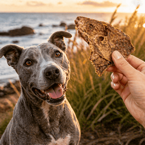 Lamb Lung Crisps Dog Treats – Low Fat Natural Rewards - Bark with Buster