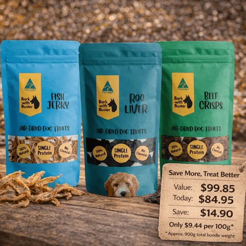 Mixed Dog Treats Saver Pack | Aussie Variety Bundle - Bark with Buster