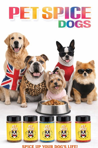 Mixed Pet Spice Sprinkle Trial Bottle – Natural Dog Food Topper - Bark with Buster
