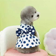 Polka Dot Dog Dress