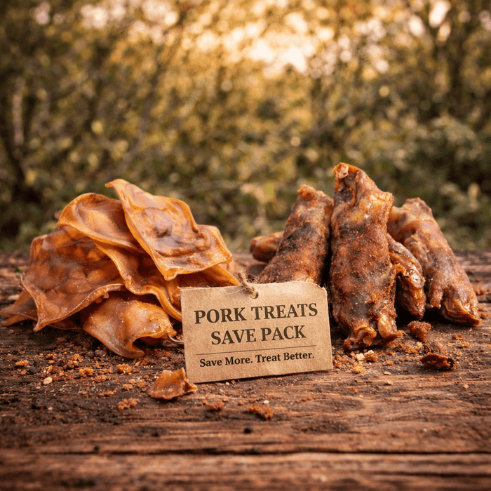 Pork Dog Treats Saver Pack - Pure Aussie Pork Power - Bark with Buster