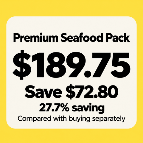 Premium Seafood Pack - Natural Dog Treats Bundle - Bark with Buster