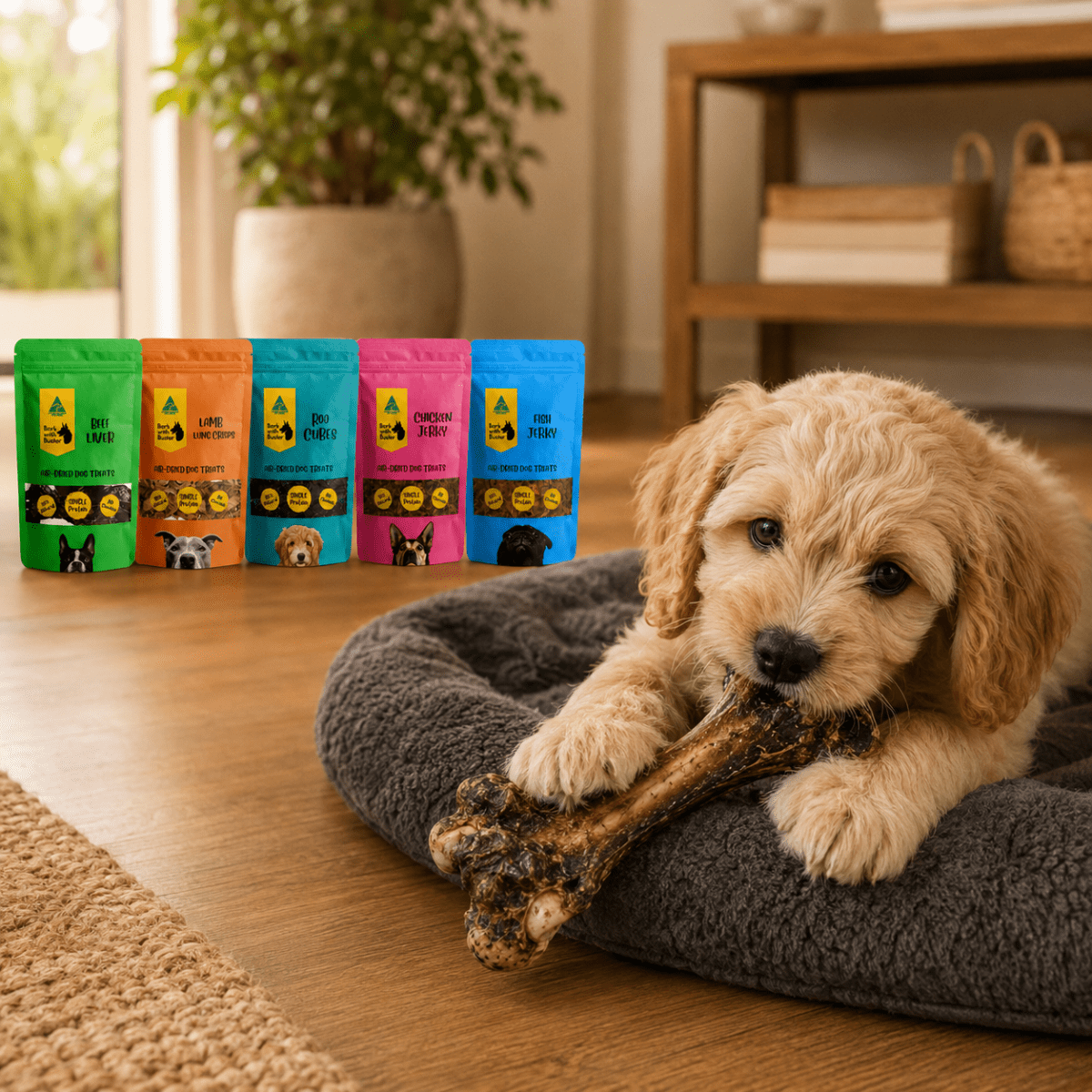 Puppy Training & Chew Pack - Bark with Buster