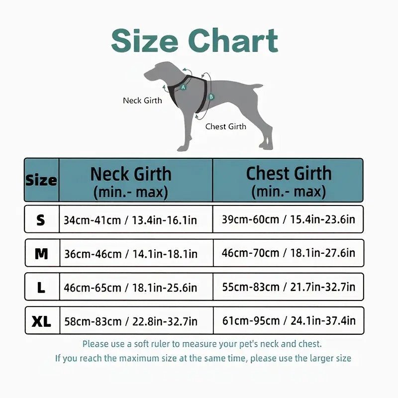 reflective pet dog harness and leash set