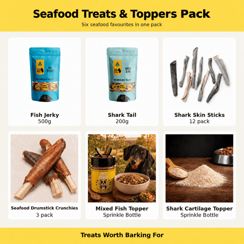 Seafood Treats & Toppers Pack - Bark with Buster