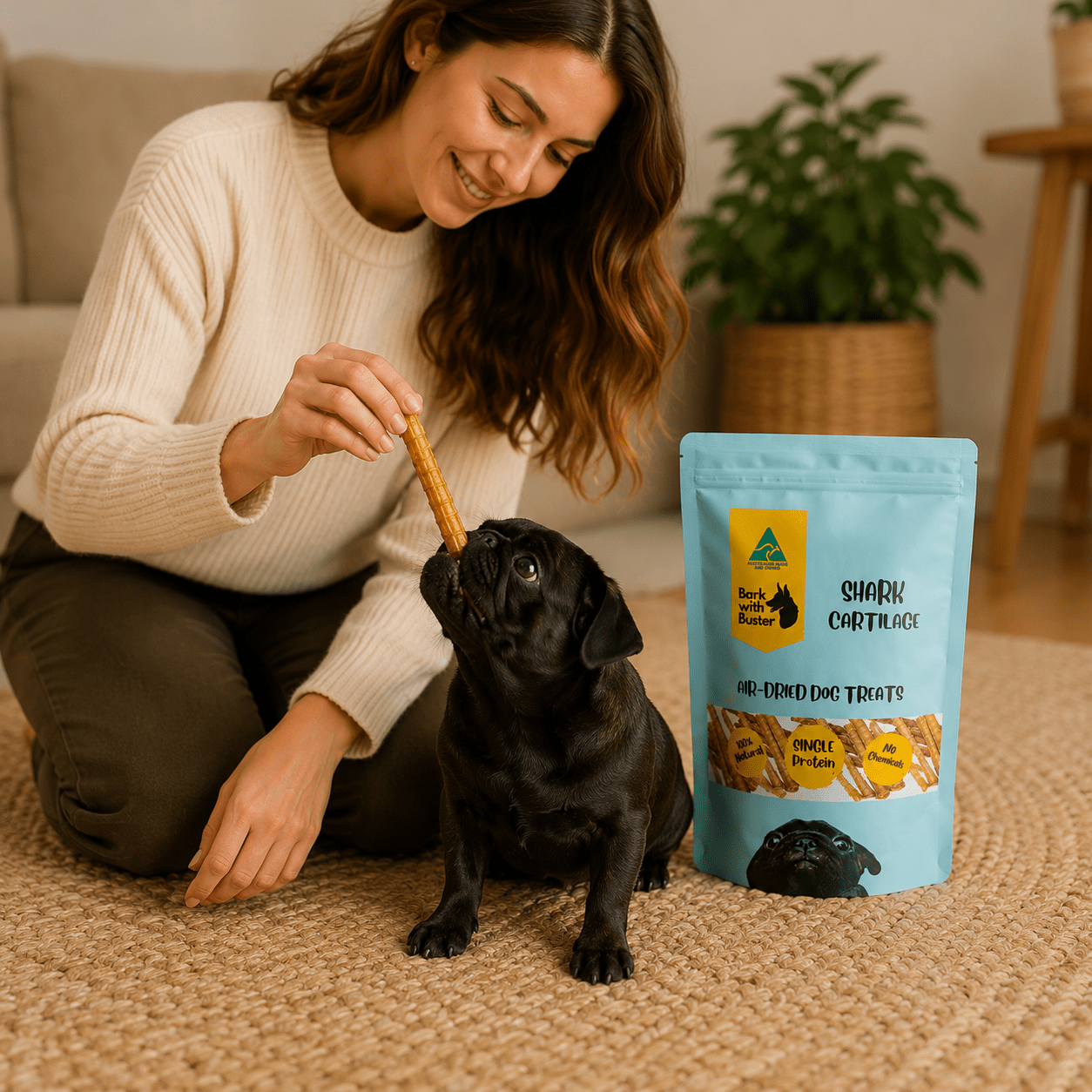 Shark Cartilage Dog Treats - Bark with Buster