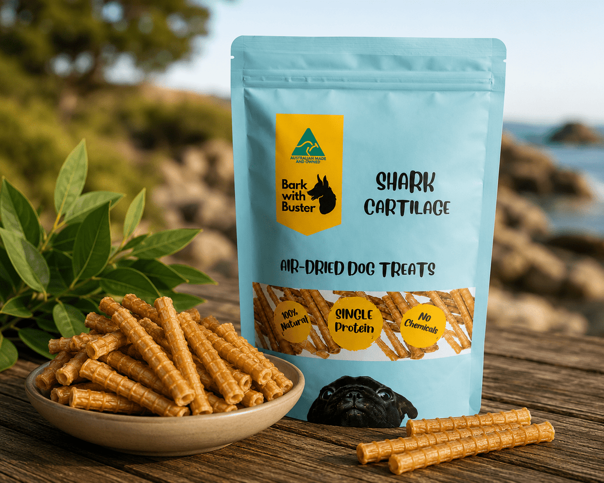 Shark Cartilage Dog Treats - Bark with Buster