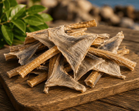 Shark Tail Dehydrated Dog Treats - Bark with Buster