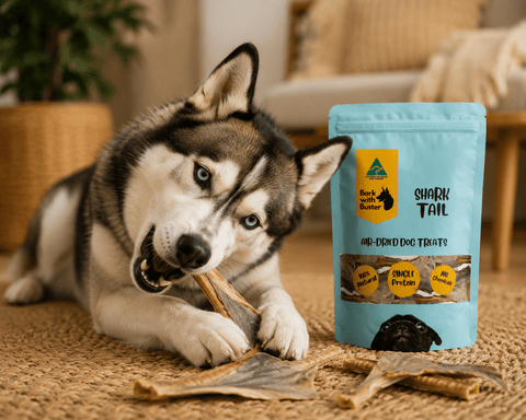 Shark Tail Dehydrated Dog Treats - Bark with Buster