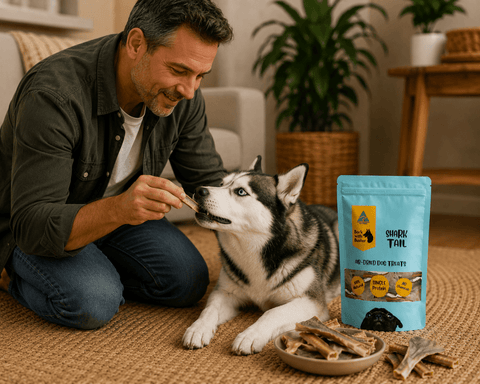 Shark Tail Dehydrated Dog Treats - Bark with Buster