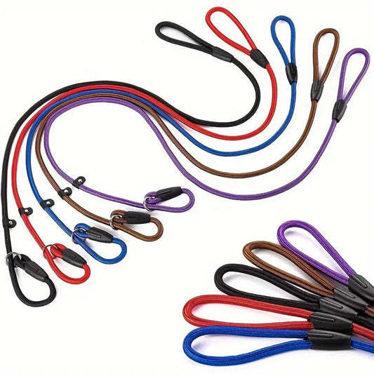 Slip Lead Dog Leashes in varied colours