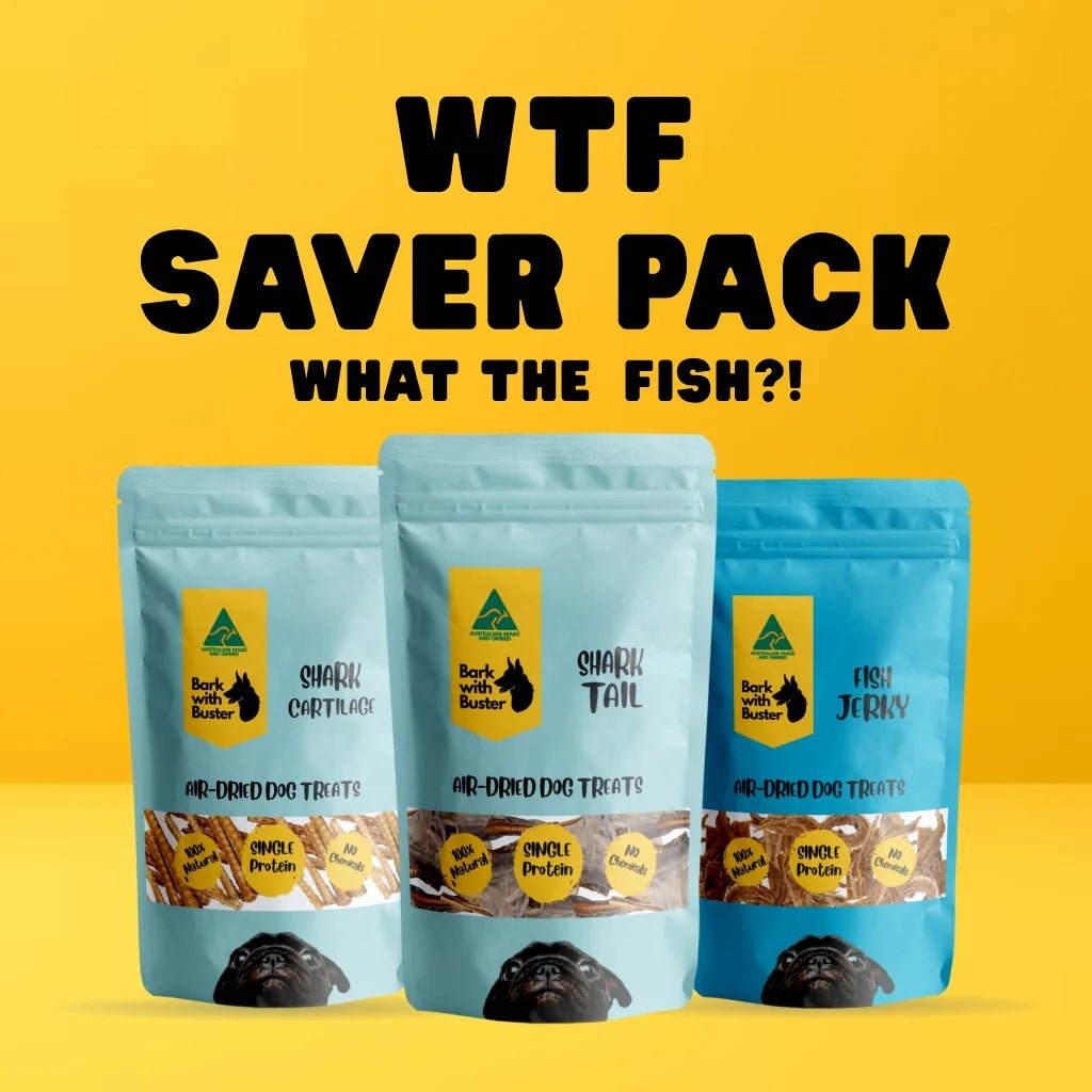 What the Fish Dog Treats Pack – Aussie Fish Chews Bundle - Bark with Buster