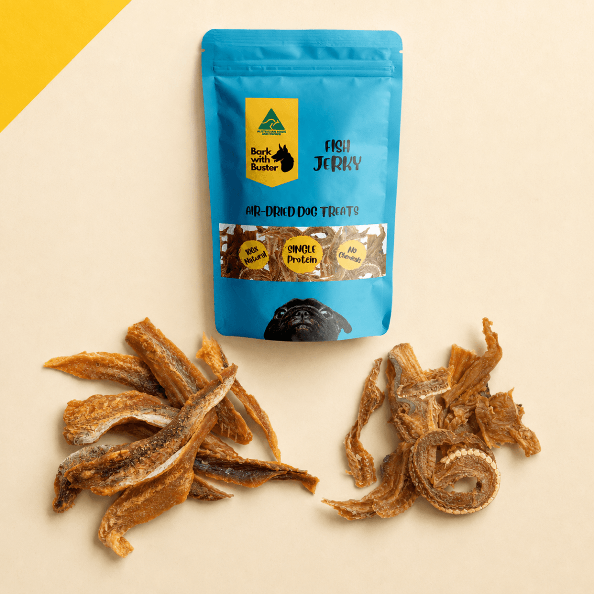 Wholesale Fish Jerky - Bark with Buster
